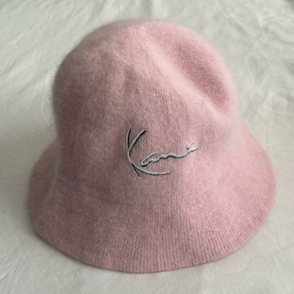 Karl Kani Pink Fuzzy Bucket Hat